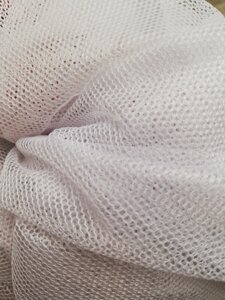 Тюль Фатин однотонный белый, остаток 5.3 м в Киеве от компании "Тюль, гардины, шторы"  интернет-магазин