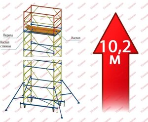 Вежа тура 1,2х2,0м 10,2 м оренда (1+8)