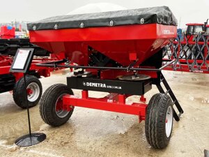 Розкидач міндобрив РНД -1000 Деметра. Розкидач мінеральних добрив Demetra (з транспортним візком ВТ-3)