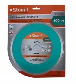 Диск алмазний суцільний Sturm 200x25.4 мм (5170106) від компанії 3003 - фото 1