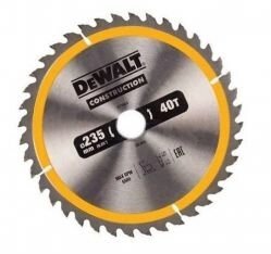 Диск пильний по дереву DeWALT DT1955 235х1.7х30мм, 40 зуб. від компанії 3003 - фото 1