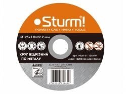 Коло відрізне по металу Sturm 9020-07-125x10 від компанії 3003 - фото 1