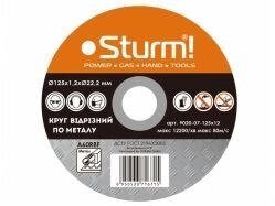 Коло відрізне по металу Sturm 9020-07-125x12 від компанії 3003 - фото 1