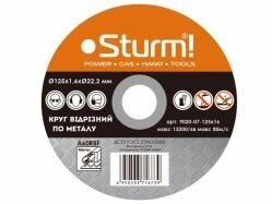 Коло відрізне по металу Sturm 9020-07-125x16 від компанії 3003 - фото 1