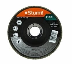 Коло зачистне пелюсткове Sturm 125x22мм №100 9010-01-125-100 від компанії 3003 - фото 1