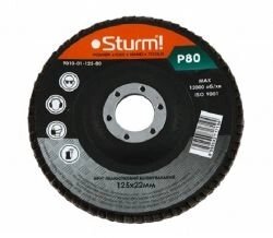 Коло зачистне пелюсткове Sturm 125x22 №80 9010-01-125-80