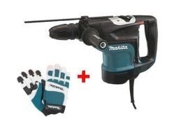 Перфоратор Makita HR4501C988000810 1350Вт+рукавички захисні Макіта XL