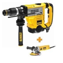 Перфоратор DeWALT D25601K 1250 Вт + Кутова шліфмашина DeWALT DWE4057 800 Вт