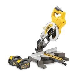 Пила торцювальна акумуляторна DeWALT DCS777T2 Xr Flexvolt 216мм, 54В