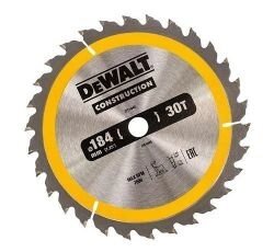 Диск пильний по дереву DeWALT DT1940 184х1.6х16мм, 30 зуб.