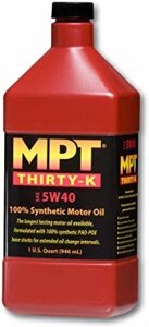 MPT 5W-40 Thirty-K 100% Full Synthetic Motor Oil