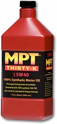 MPT 5W-40 Thirty-K 100% Full Synthetic Motor Oil - наявність