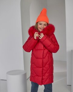 Модель куртки Eva Metall Shine Red
