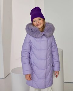 Модель куртки Eva Metall Shine Lavender