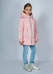 Курточка на дівчинку рожева