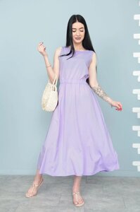 Літня сукня з софту "Wendy" оптом | Батал Оливковий, 50-52