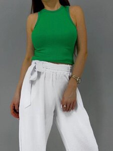 Белые брюки женские большого размера купить. Цены интернет-магазинов вУкраине. Продажа с доставкой