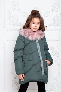 Пальто дитяча Офелія - Хакі # 740