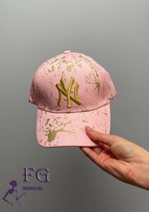 Жіноча кепка літня "NY" Рожевий