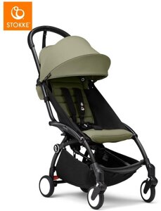 Прогулянкова коляска Stokke Yoyo 3 Olive на шасі Black