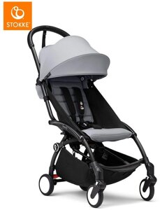 Прогулянкова коляска Stokke Yoyo 3 Stone на шасі Black