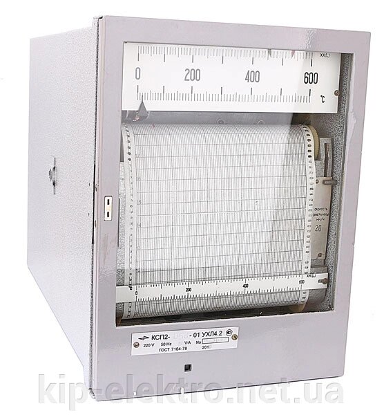 Прилад реєструючий, самописний КСП2, КСП2І (КСП-2, КСП 2, КСП-2І, КСП 2І, КСП2-І, КСП2И, КСП-2И, КСП 2И, КС2, КС-2) від компанії Кіп-Електро, ПП - контрольно-вимірювальні прилади (КВПіА) - фото 1