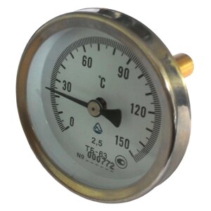 Термометр біметалічний осьовий ТБ-63 (ТБ 63, ТБ63, ТБ-063, ТБУ-63, ТБП)