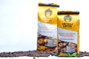 Кава Арабіка 250 г у зернах Середня обсмажування Gorillas Coffee