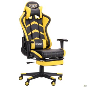Крісло AMF VR Racer Dexter Megatron чорний/жовтий 545085
