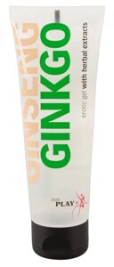 Вегансько стимулюючий просто грайте в GINSENG GINKGO GEL MASAGE GEL, 80 мл