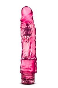 Вібратор реалістичний рожевий Blush B Yours Vibe 10, 22.5 х 4.9 см