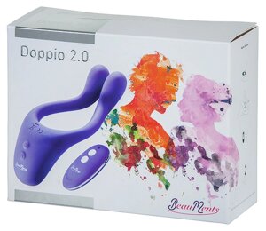 Вібратор для пари Доппіо 2.0 (бузок)