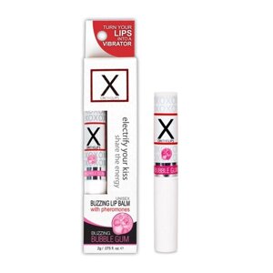 Sensuva Unisex Стимулюючий бальзам для губ - x на губах бульбашкову гумку з феромонами, жувальна гумка