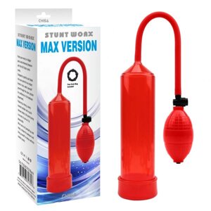 Насос -П chisa max версія penis pump, червоний