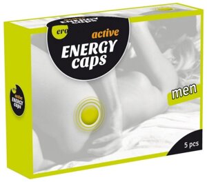 Захоплюючі капсули для чоловіків ERO Energy Caps, 5 шт. У упаковці