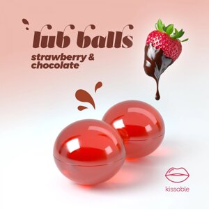 Вибухонебезпечні кульки зі смаком полуниці та шоколадними кульками лублука полуниця та шоколад