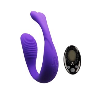 Вібратор Adrien Lastic Mini Romeo II з дистанційним керуванням LRS та двома двигуном
