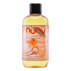 Масажний масло Нуру з ароматом екзотичних фруктів, 250 мл