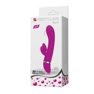 Вібратор із стимулятором Bert Clitoris