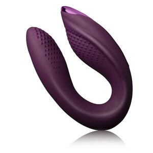 Жіночий вібратор для оргазму без рук Rocks Off Rock Chick Diva Purple ( м'ята упаковка )