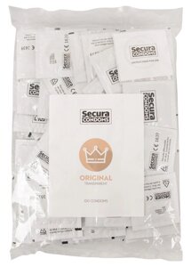 Гладкі презервативи Secura Original, №100