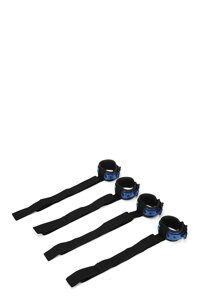 Набір BDSM для ліжка Whipsmart Diamond Lead Lestrain Kit Blue