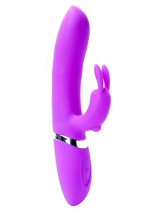 Вібратор-кролик CLARA Purple 12 функцій вібрації і 6 пульсацій USB