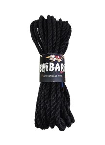 Мотузка з джуту Shibari Ferel Feens Shibari Rope, 8 м чорний