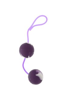 Вагінальні кульки Марбелізовані дуетні кульки, фіолетові