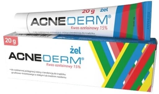Acne-derm гель проти акне освітлюючий з азелаїновою кислотою 15% 20 г від компанії MyHome - фото 1
