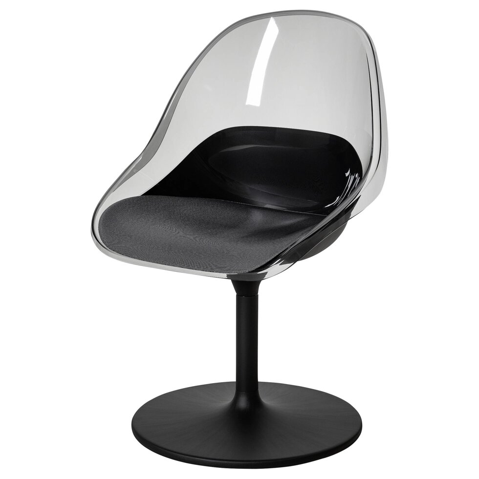 ІКЕА BALTSAR, 805.212.42 Обертовий стілець, чорний від компанії MyHome - фото 1