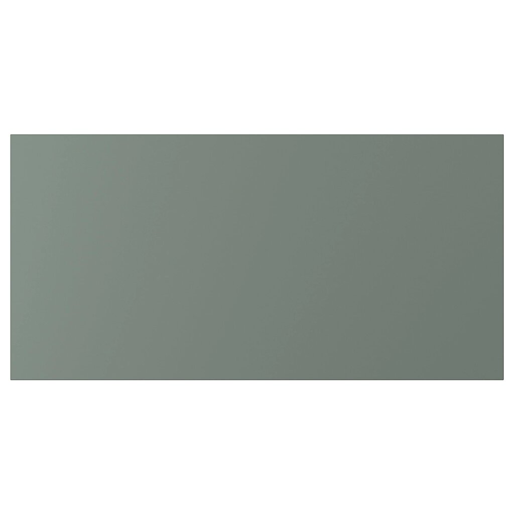 ІКЕА BODARP, 604.355.56 Фронтальна панель шухляди, сіро-зелений, 80x40 см від компанії MyHome - фото 1