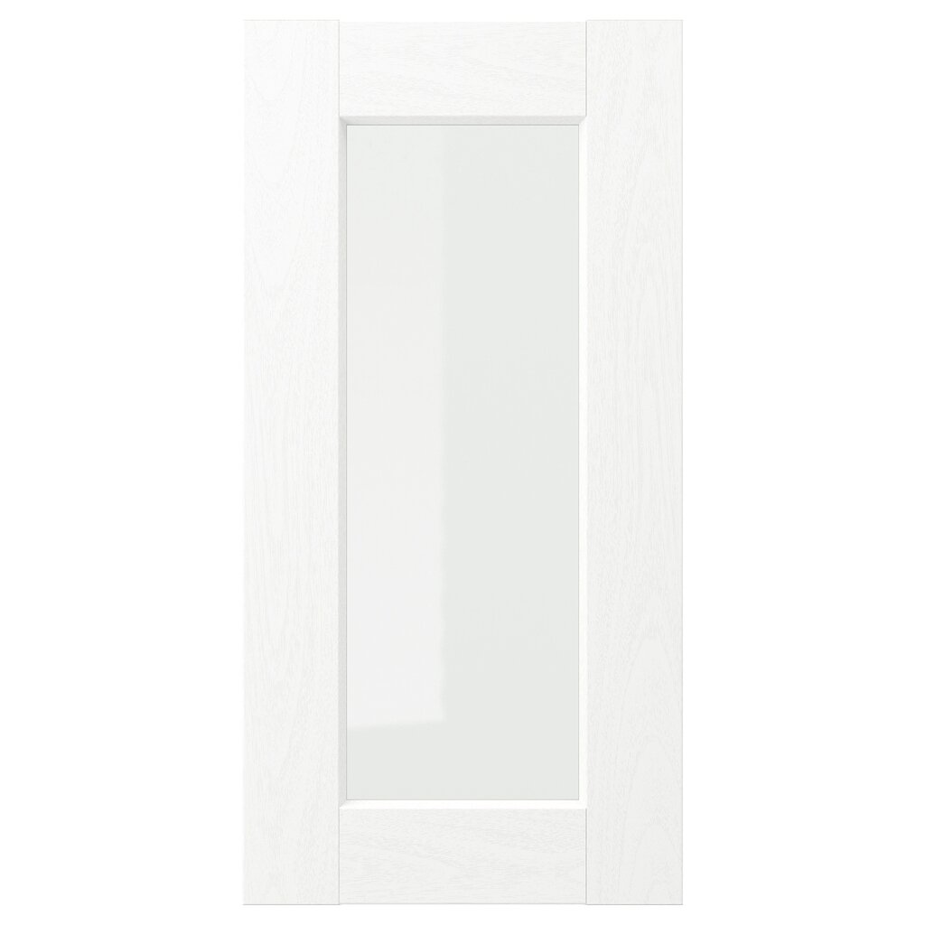 ІКЕА ENKÖPING, 205.057.87 Скляні двері, імітація білого дерева, 30x60 см від компанії MyHome - фото 1