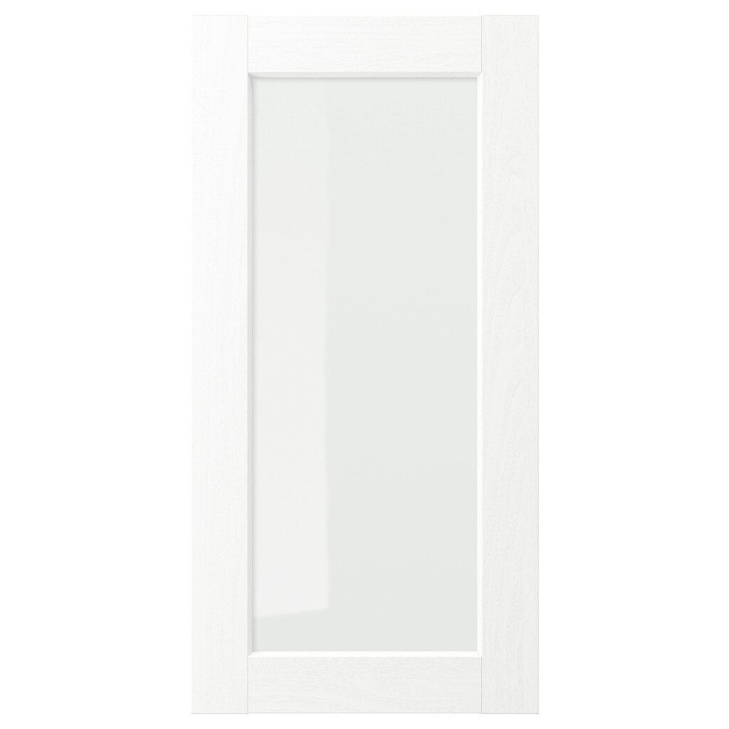 ІКЕА ENKÖPING, 205.057.92 Скляні двері, імітація білого дерева, 40x80 см від компанії MyHome - фото 1